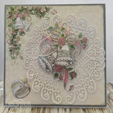Classic Wedding Roses Stamp and Die COMBO