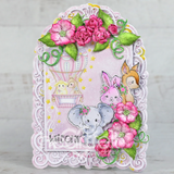 Classic Rose Cling Stamp Set and Die COMBO
