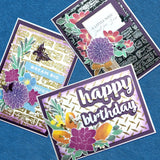 Cutting Die - Homely Florals - Happy Sentiment Set (7pc)