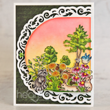 Woodsy Wonderland Cling Stamp Set and Die COMBO